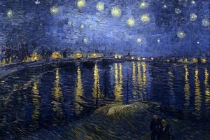 Vincent Van Gogh: Starry Night over the Rhone, 1888