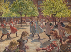 Peter Hansen: Legende børn paa Enghave Plads,  1906-1907